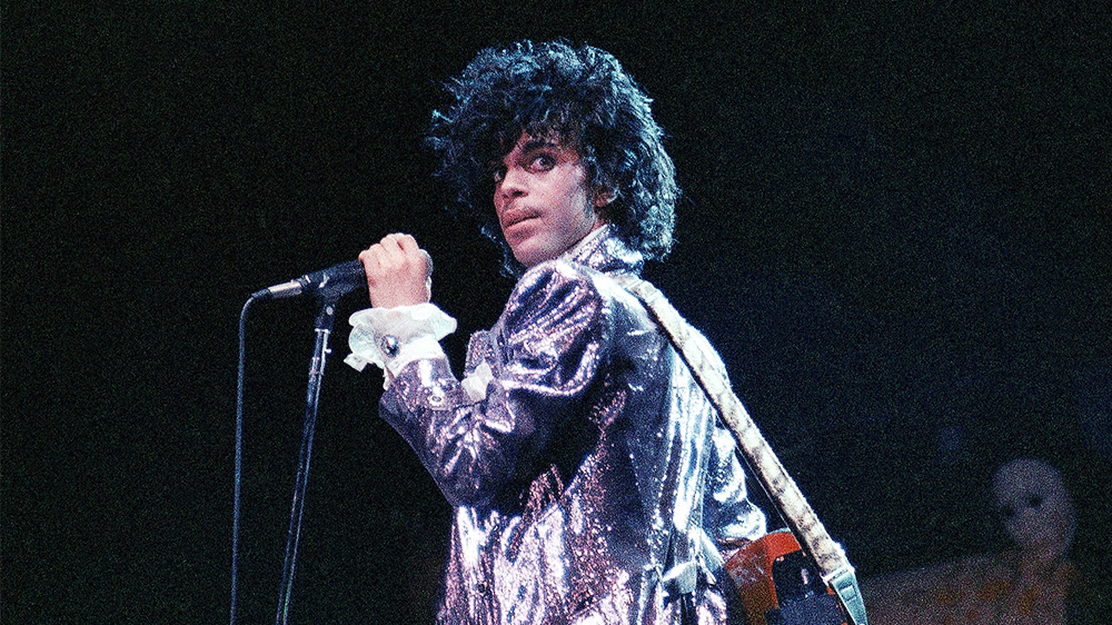 Mandatory Credit: Photo by Anonymous/AP/REX/Shutterstock (6571574a)
Singer Prince is shown in concert in 1985
Prince, USA