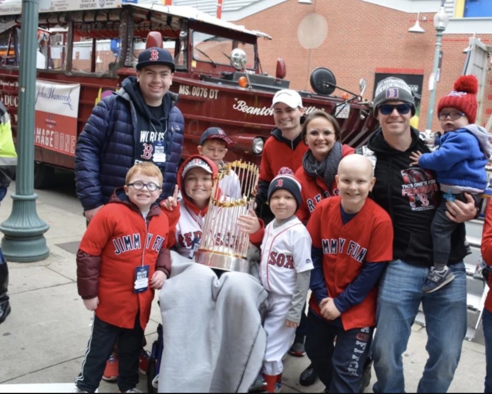 Red Sox & Jimmy Fund Victory Parade On Duck Boats