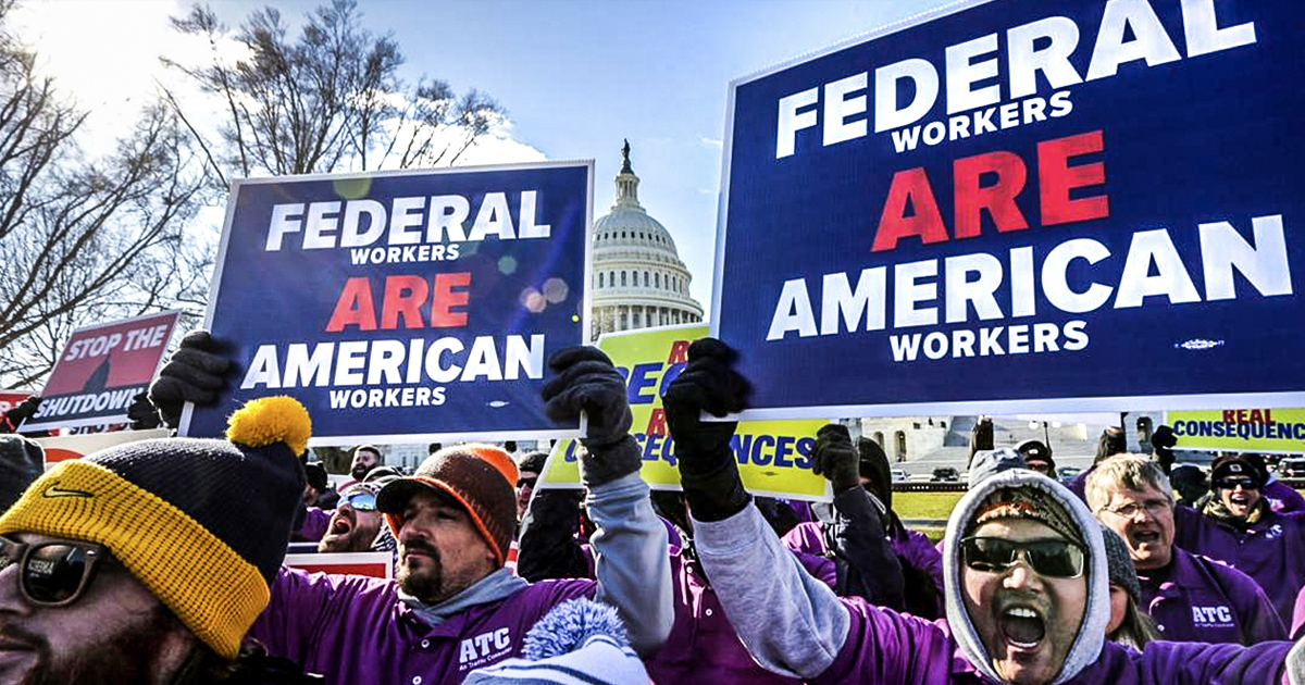 Trump Forcing Federal Employees to Work Without Pay During Government Shutdown!