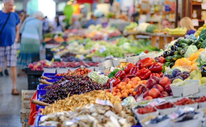 fruit, vegetables, produce, market, farmers, grocery store, organic, health, stock photo