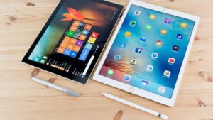 Apple iPad Pro vs Surface Go Sound and Camera