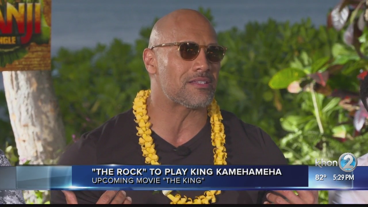 Dwayne The Rock Johnson as King Kamehameha in "The King"