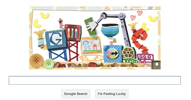 Google's Doodle in mother day back in the 2013