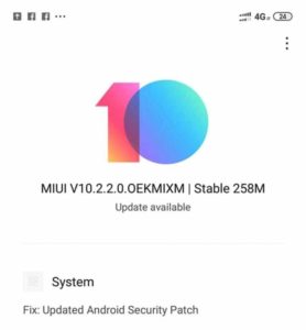 Redmi Note 6 Pro MIUI 10.22 with Android P