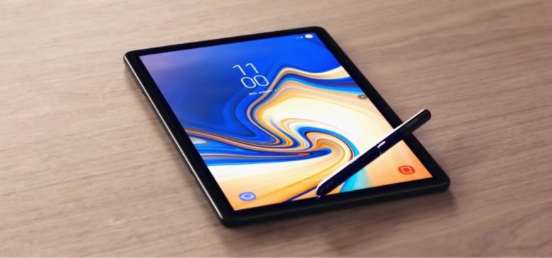 Galaxy Tab S4 design.