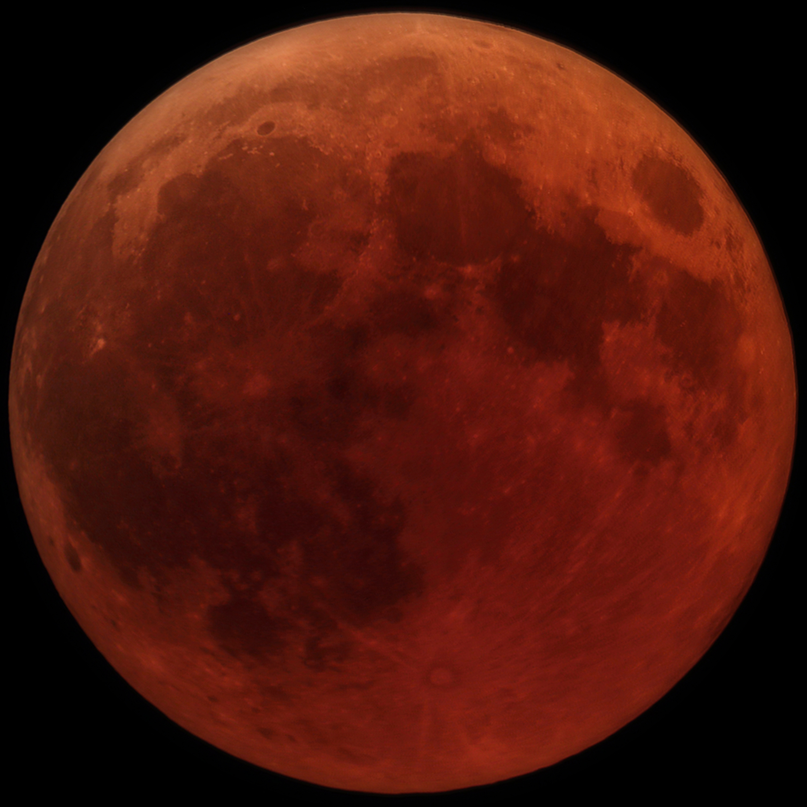 Blood Moon During Lunar Eclipse