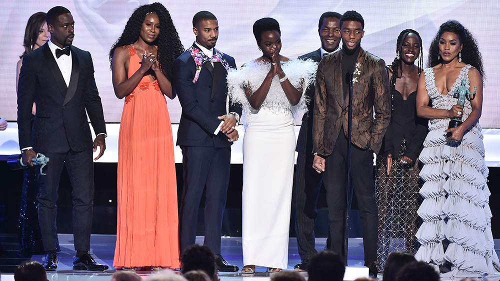 Black Panther cast at SAG 2019