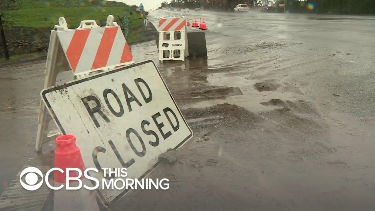 Heavy rainfall because of the Winter Storm