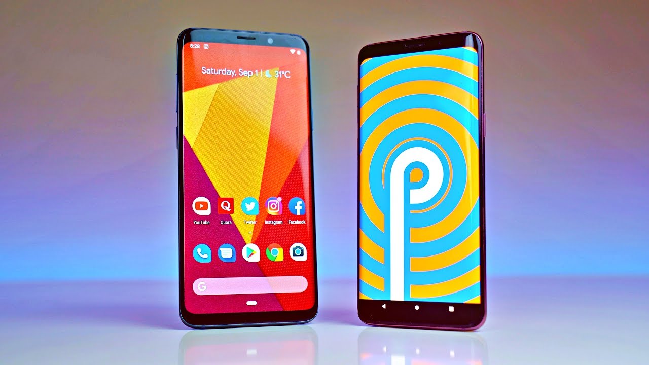 Samsung S9 series to receive Android Pie update. 