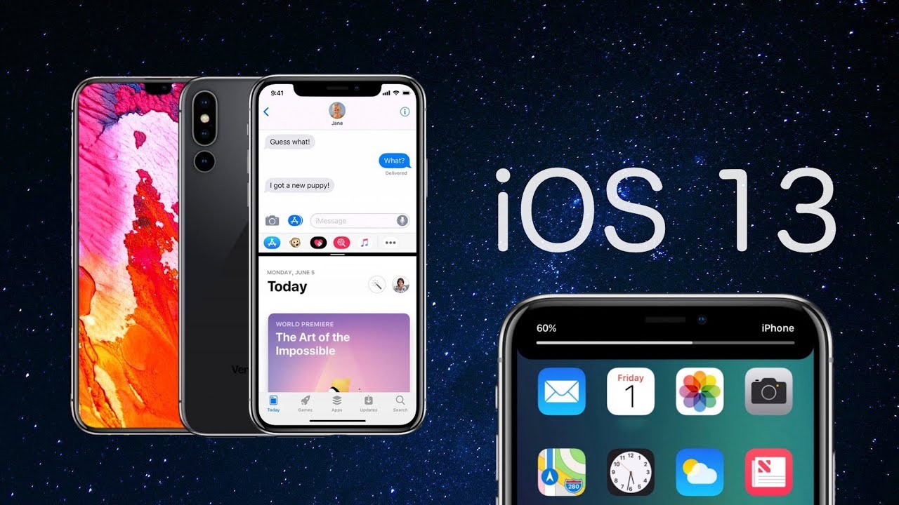 At WWDC event iOS 13 will be given to developers. 