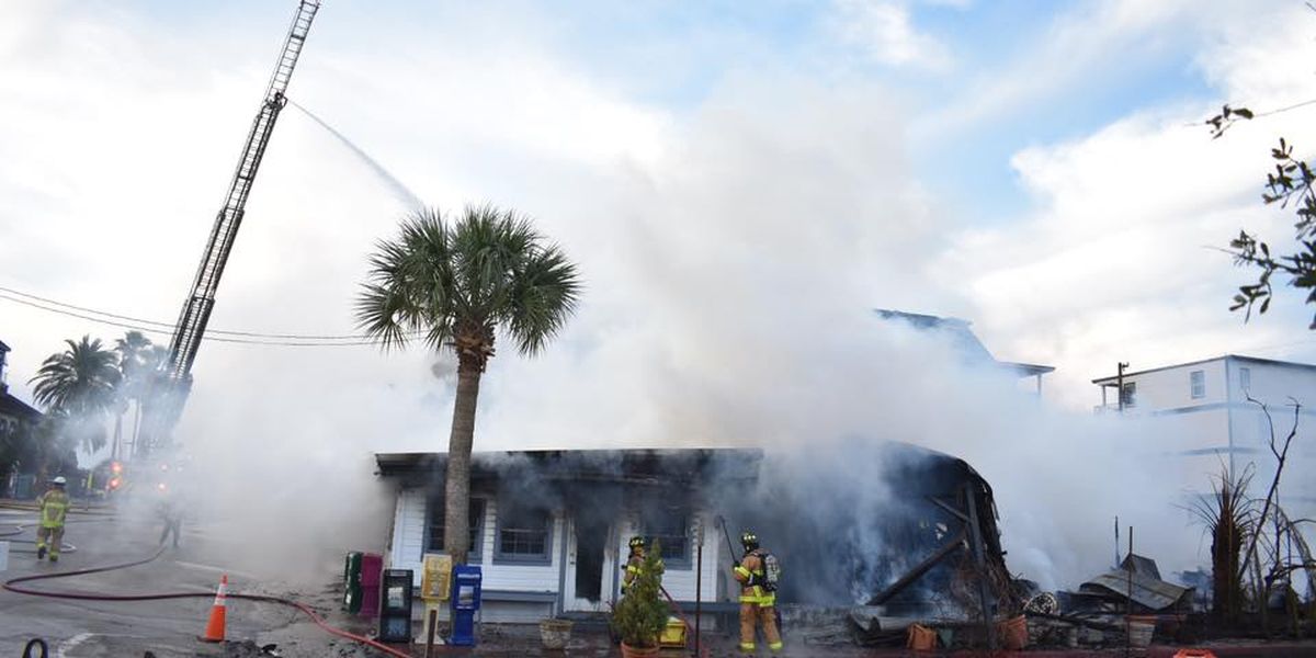 The Gray-ton Beach fire killed the Red Bar restaurant.