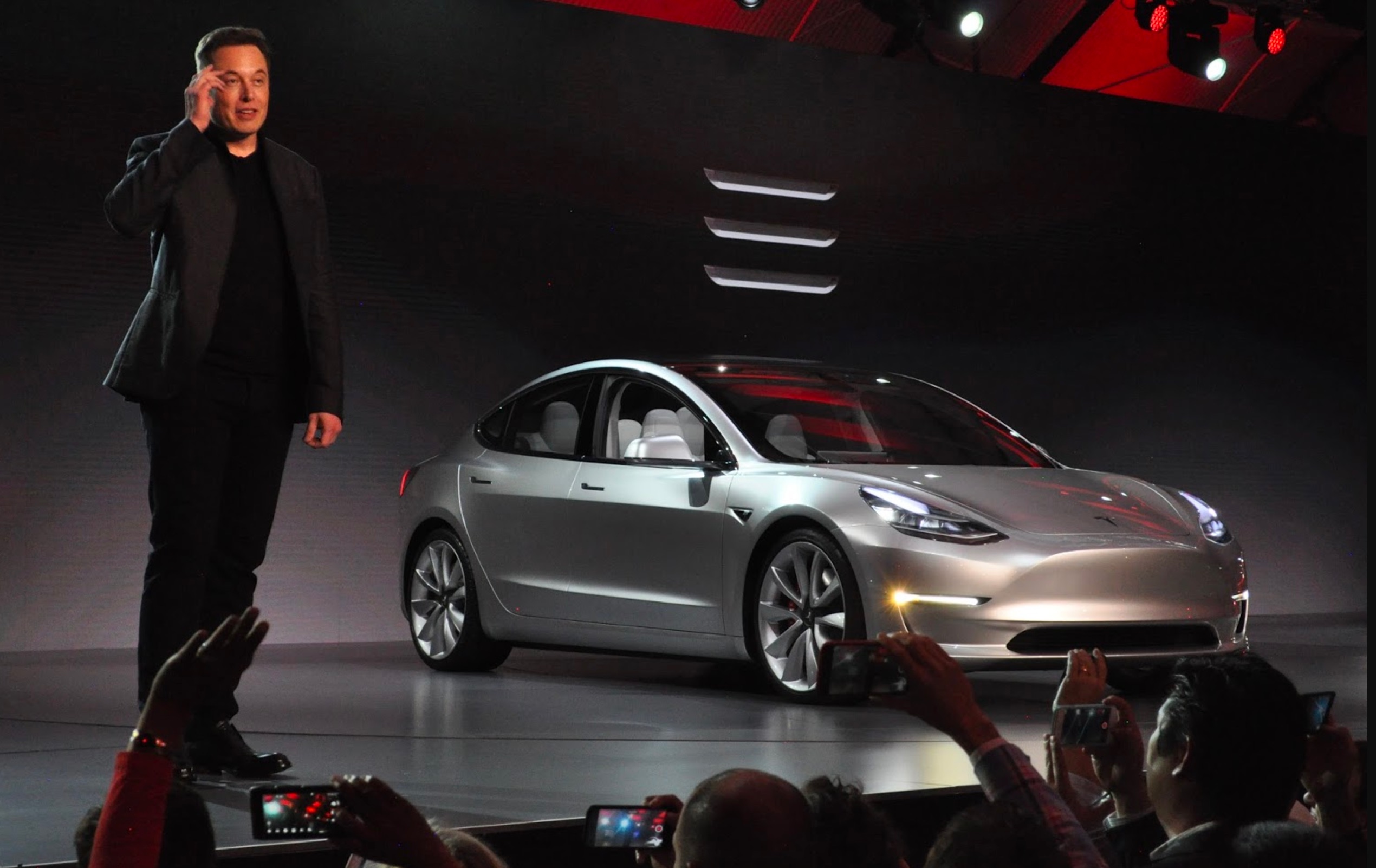 Elon Musk Is Delivering Tesla Model 3 By Himself