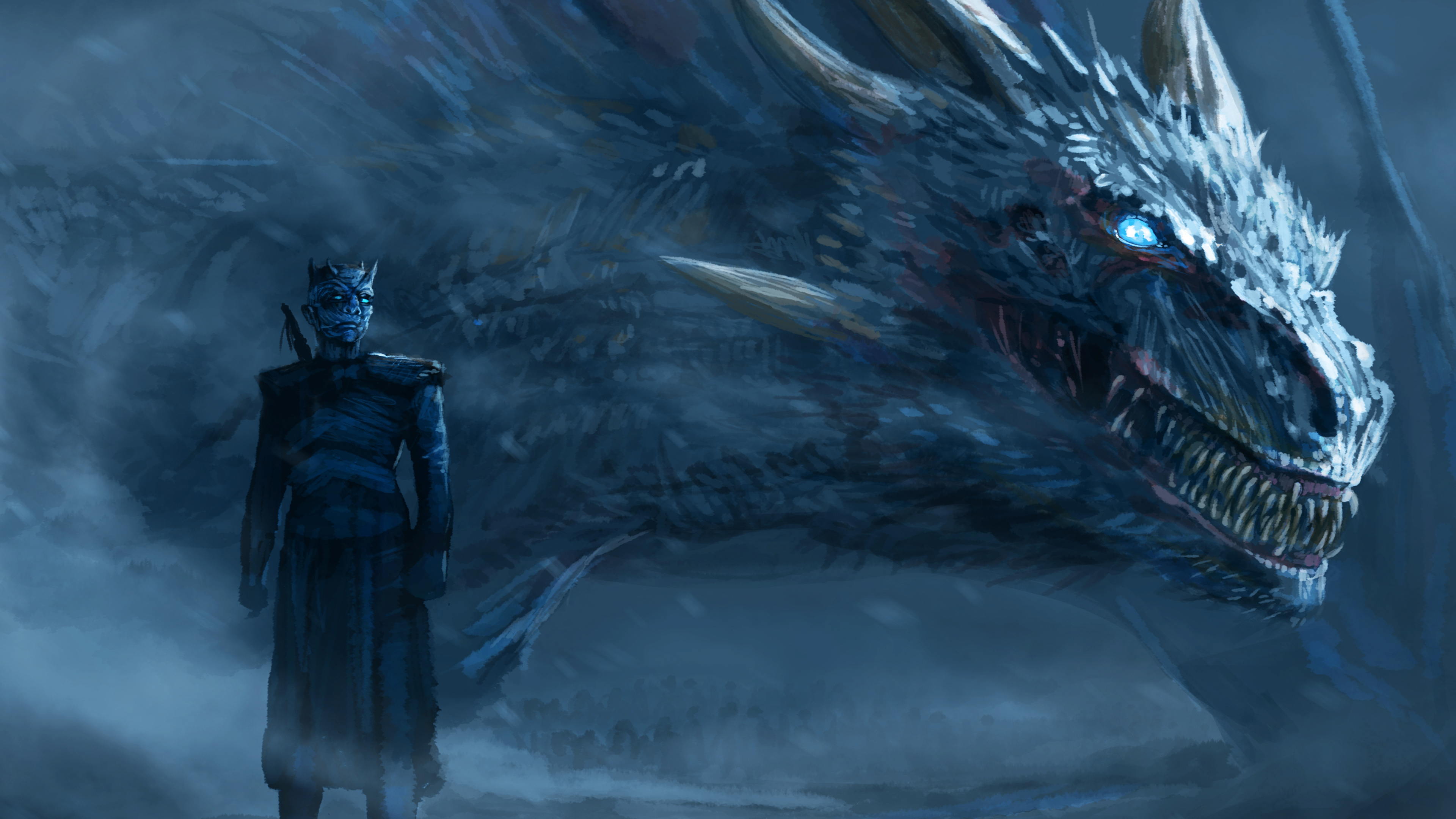 game of thrones season 8 dragon night king