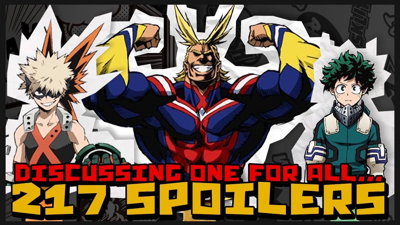 My Hero Academia Chapter 217 Release Date, Spoilers And Predictions