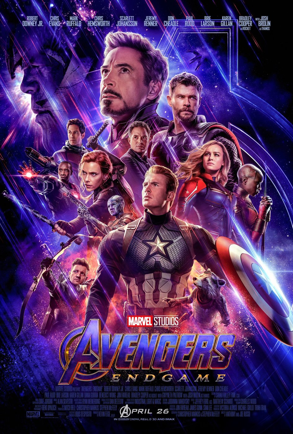 Avengers Endgame official poster