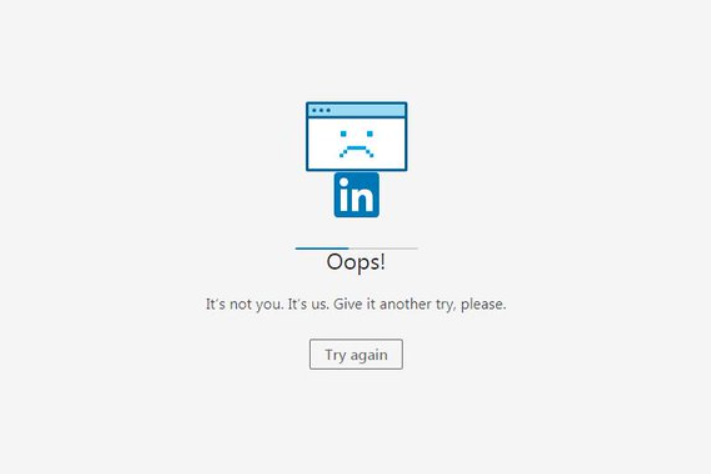 Is LinkedIn Down Error Message