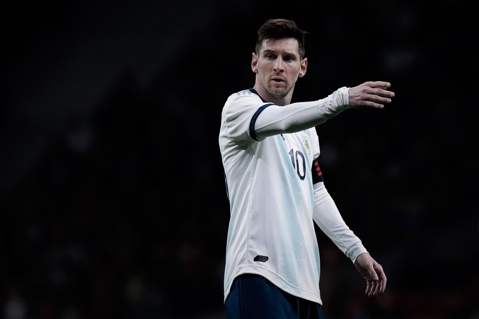 Lionel Messi was injured during international fixture