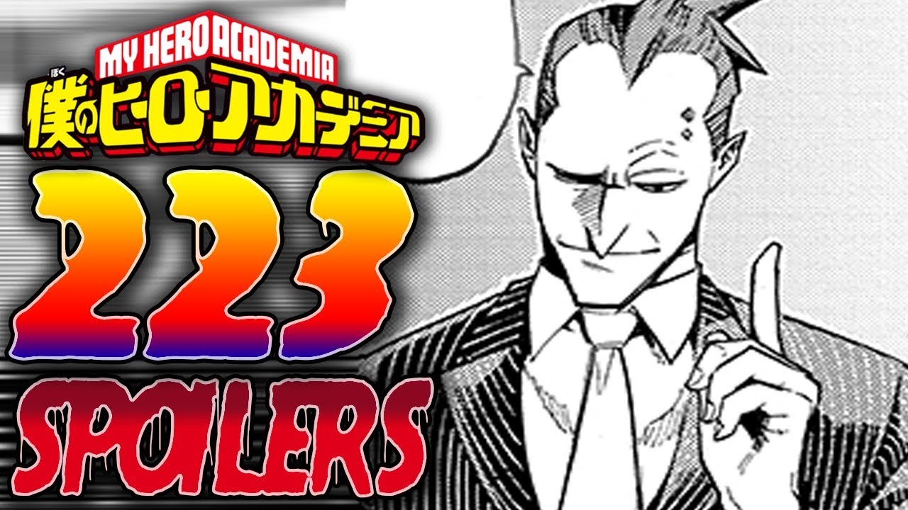 My Hero Academia chapter 223 spoilers