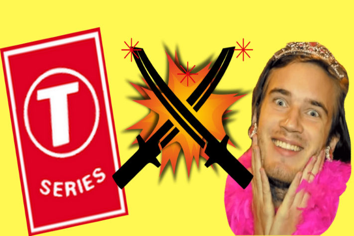 PewDiePie vs T-Series Subscriber Count