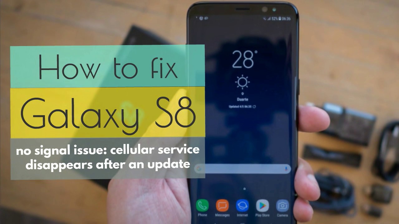 Samsung Galaxy S8 devices powered by Sprint are facing cellular reception problems after the latest Android update