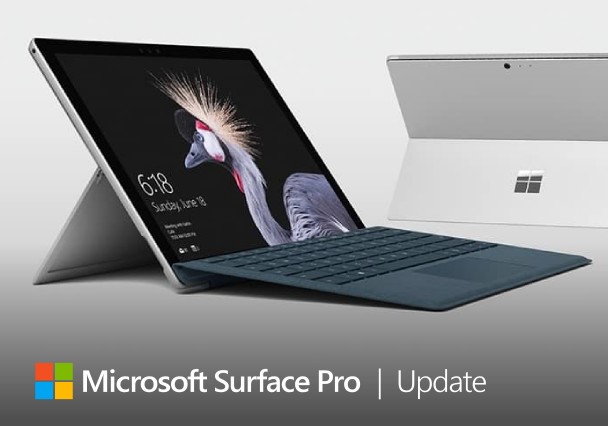 Surface Pro 5 and Surface Pro 6 update windows changelog