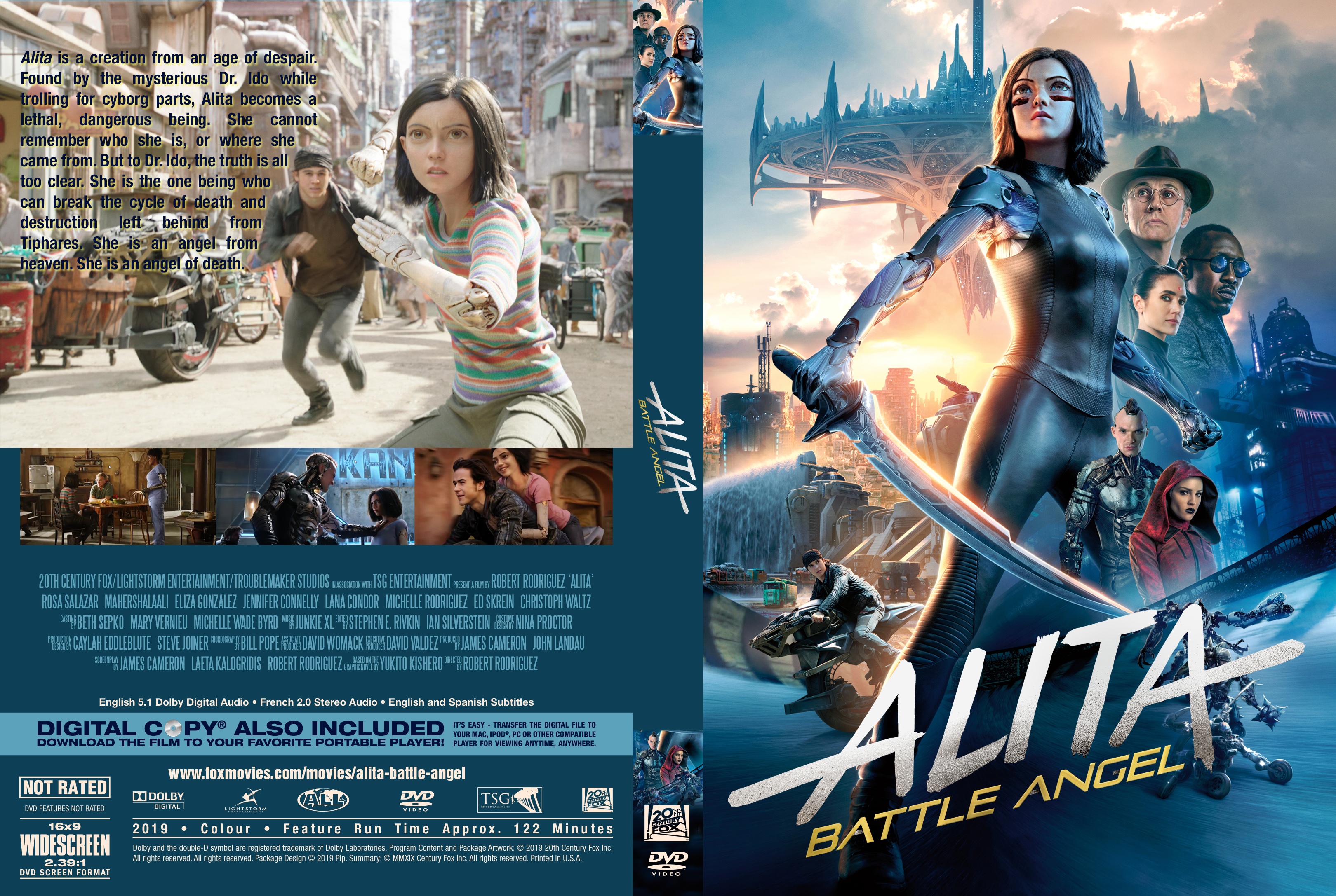 Алита боевой ангел 2 2019. Alita: Battle Angel DVD Cover. Алита боевой DVD.