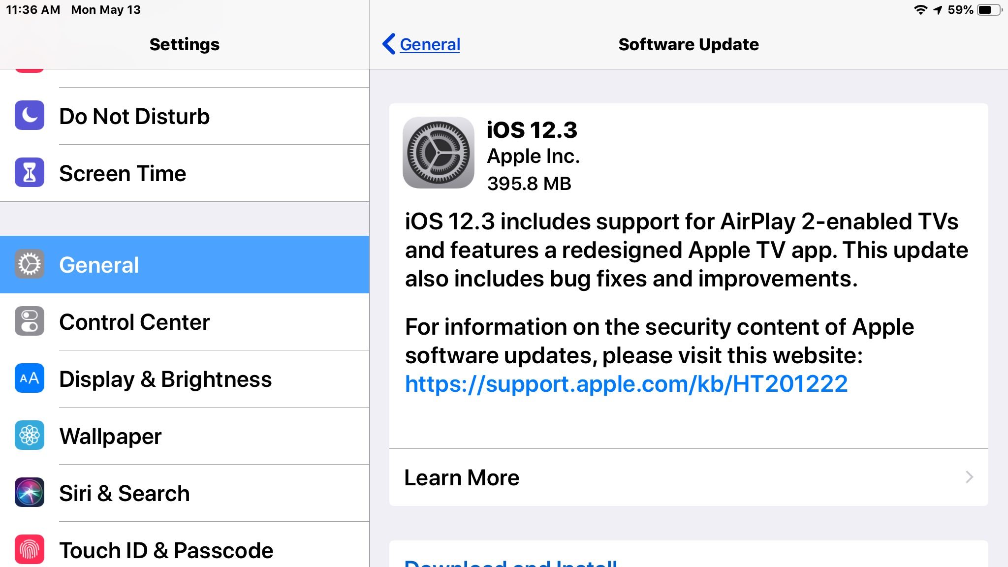 Apple iOS 12.3 update iOS 12.2 iPhone