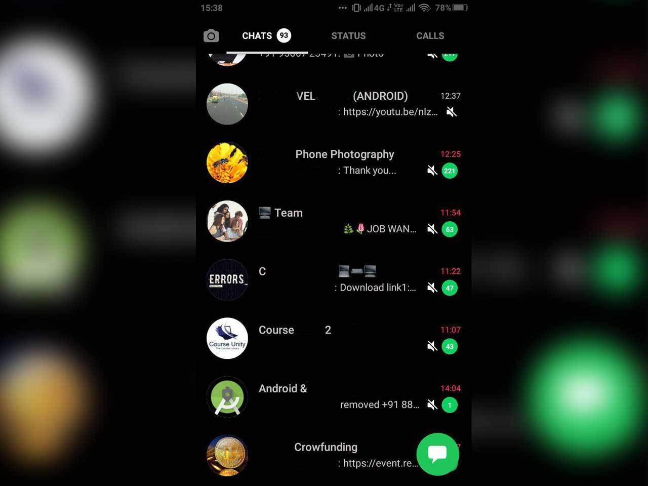 Dark Mode for WhatsApp