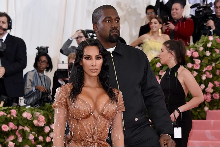 Kim Kardashian 2019 Met Gala curve hugging dress