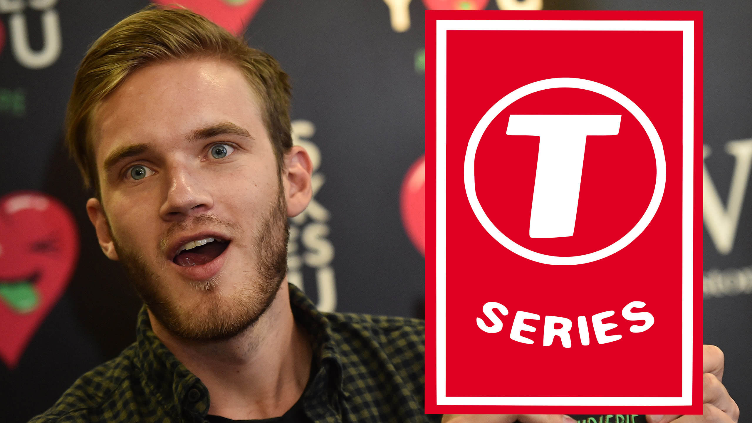 PewDiePie vs T-Series 100 million subscribers