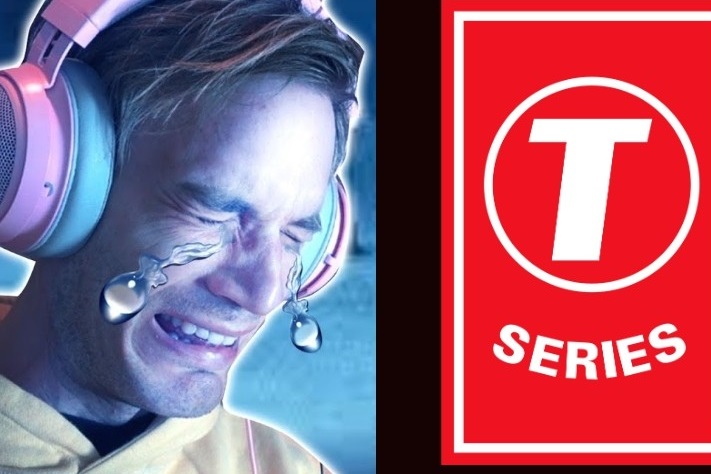 PewDiePie vs T-Series Subscriber Numbers