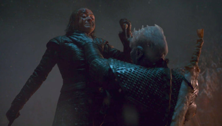 Game of Thrones season 8 The Night king and arya