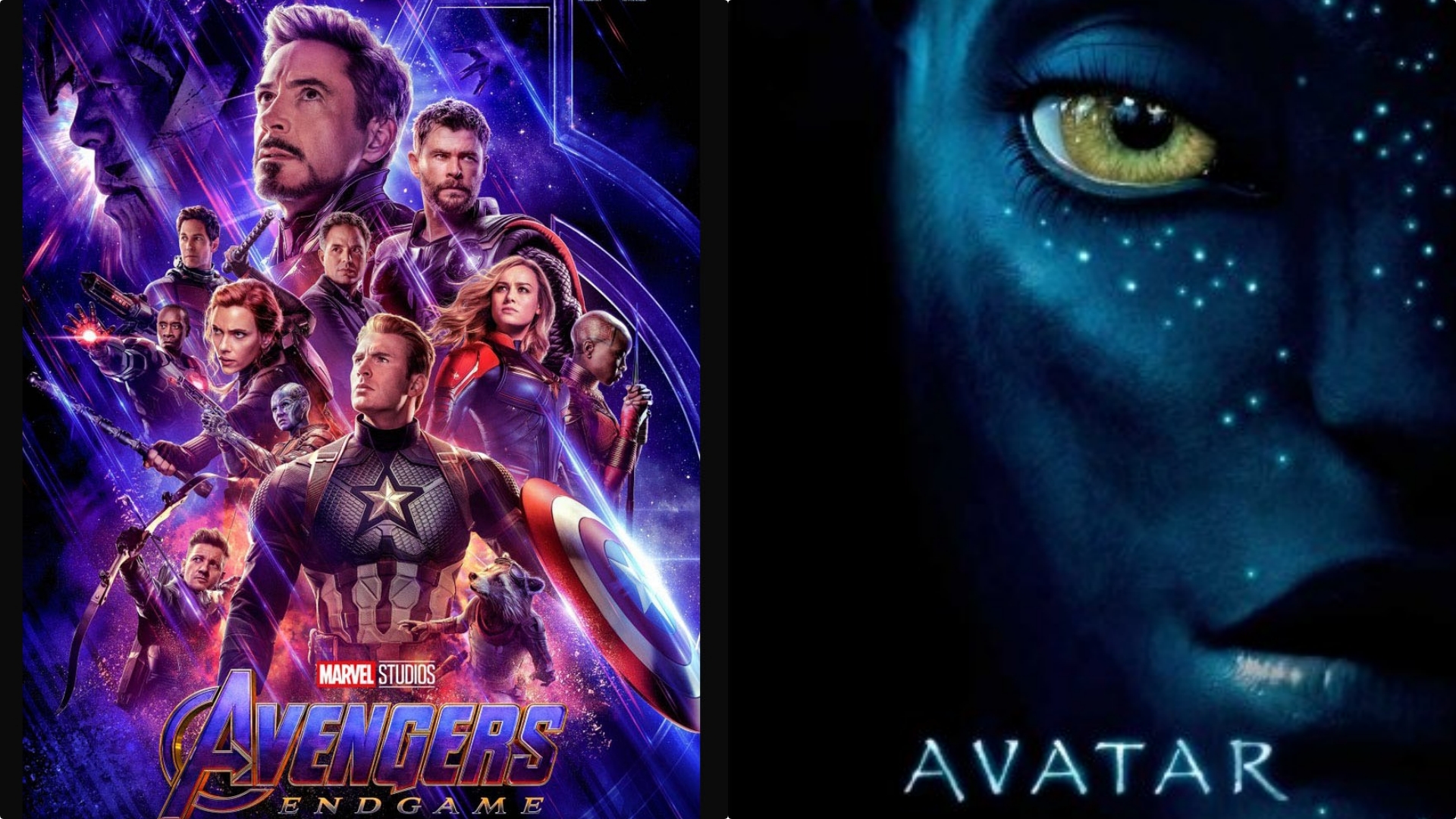 Avengers Endgame vs Avatar box office earnings