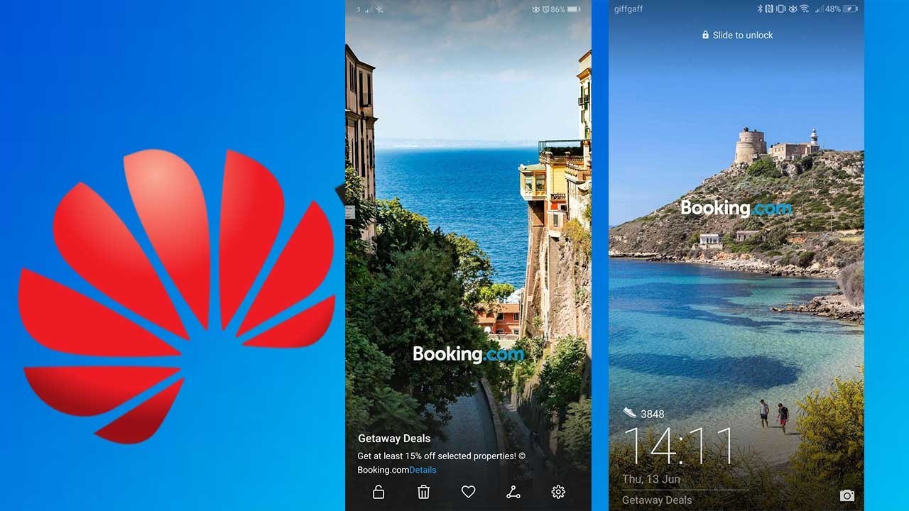 Huawei Lockscreen ads
