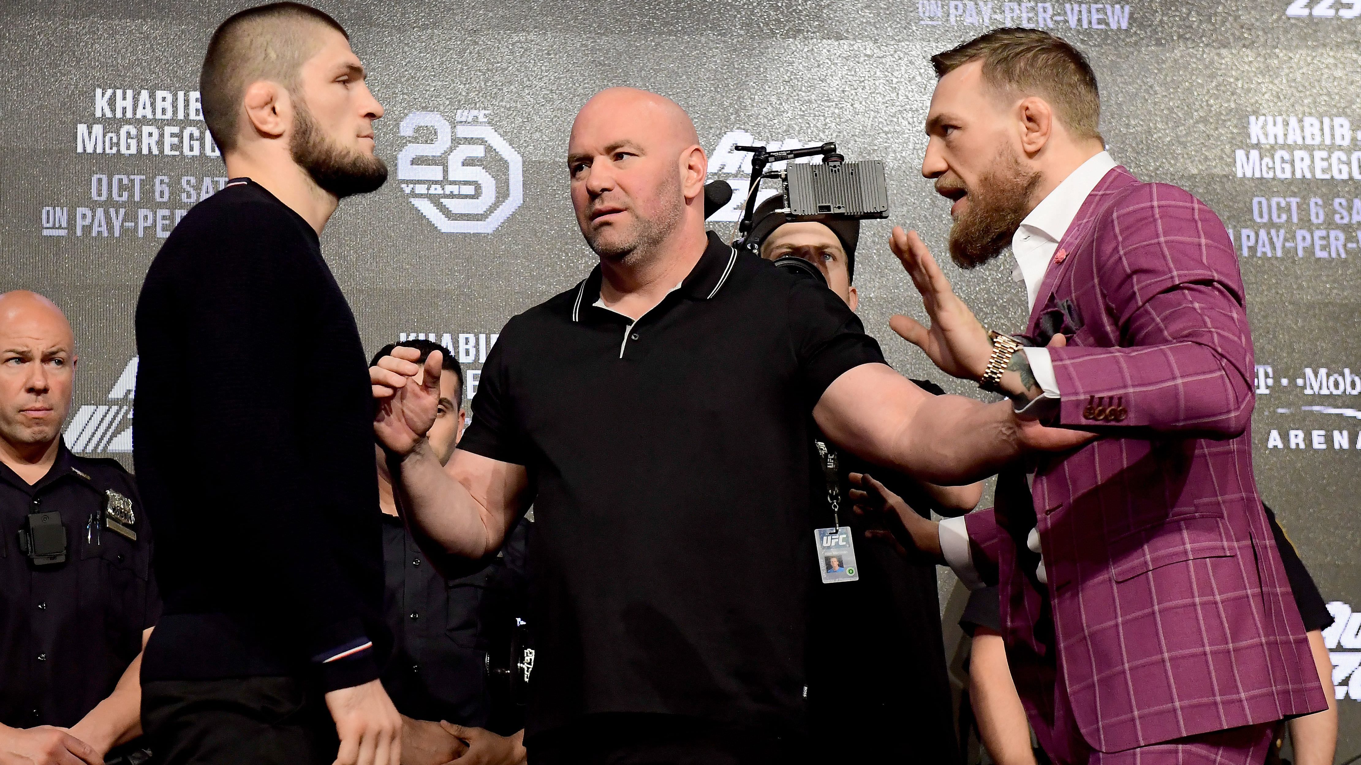 Conor McGregor Khabib vs Poirier UFC 242