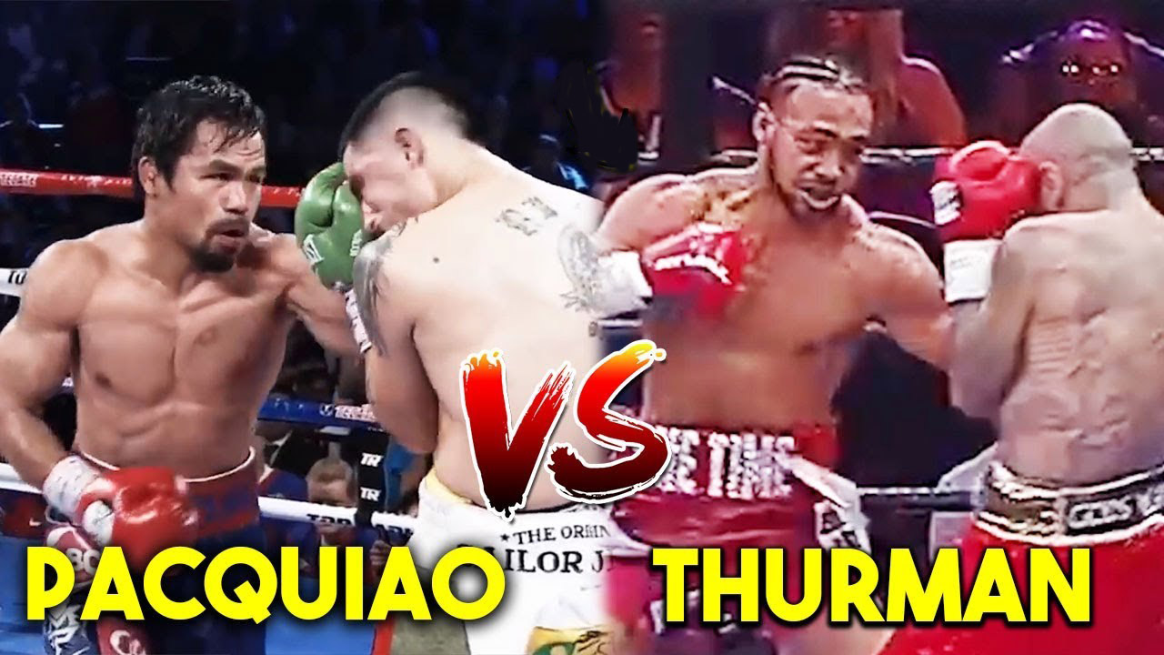 Manny Pacquiao vs Keith Thurman boxing match