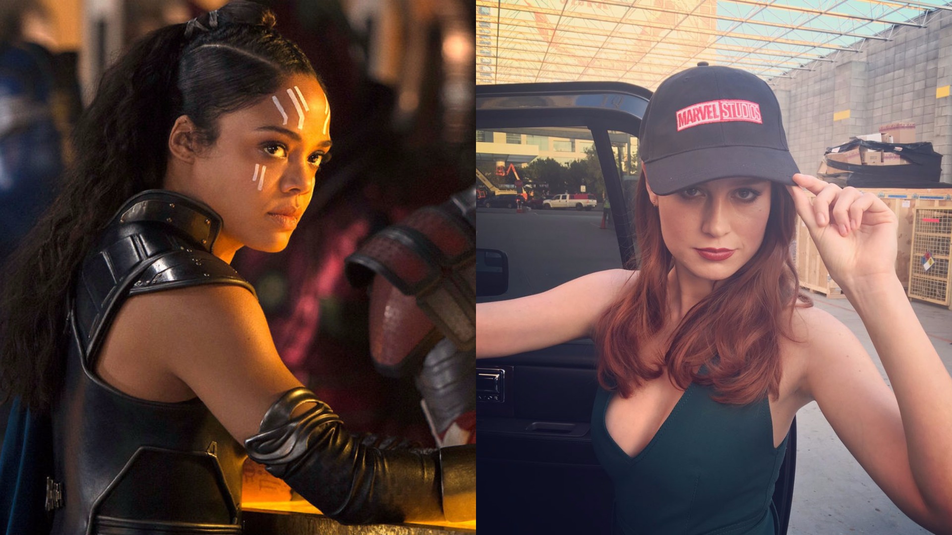 Captain Marvel and Valkyrie