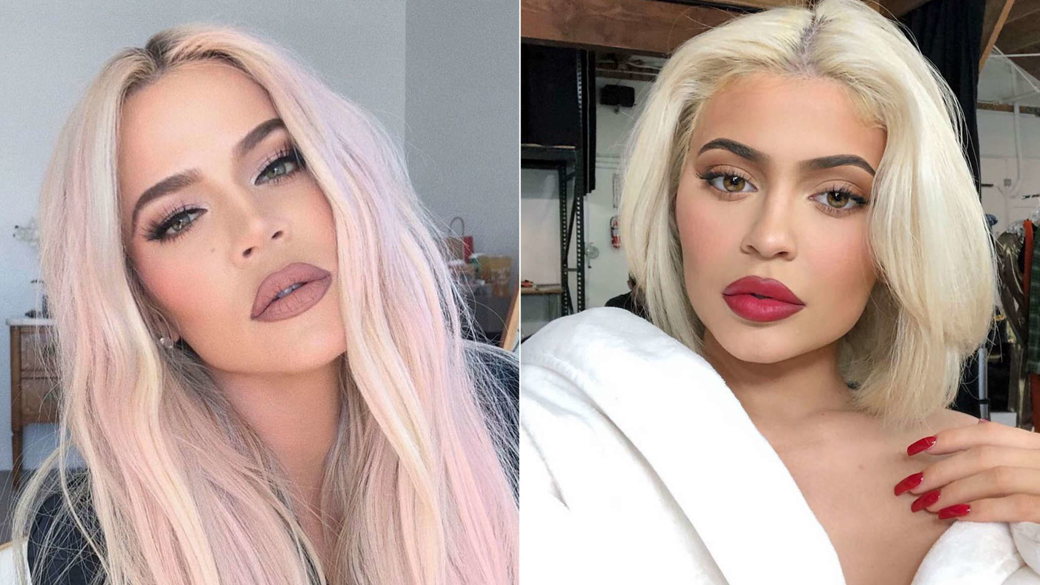 Kylie Jenner, Khloe Kardashian Instagram hot photos