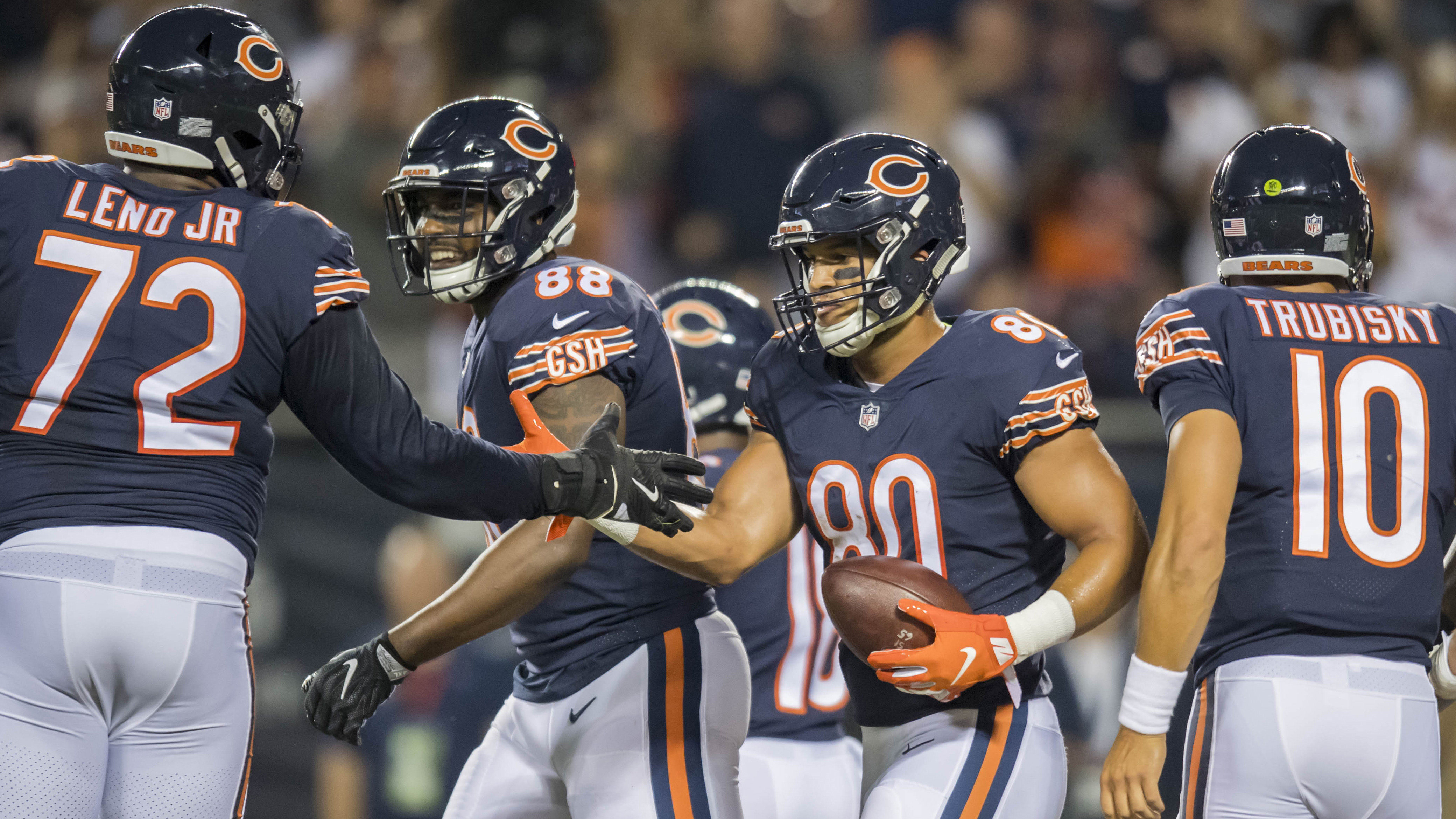 Chicago Bears Training Camp NFL Super Bowl Marvin Hall John Franklin III Elliott Fry Eddy Pineiro