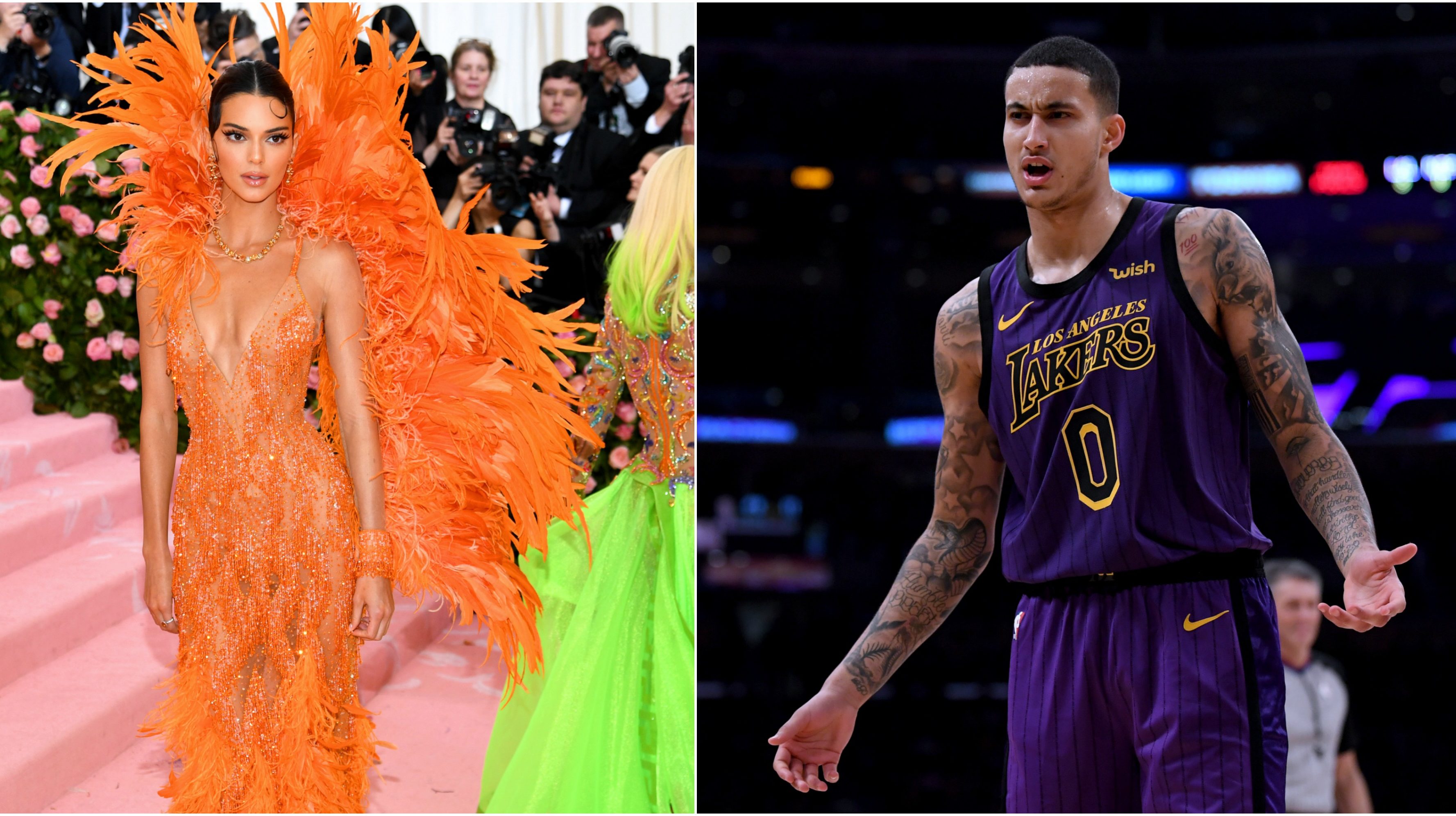 Kendall Jenner and Kyle Kuzma