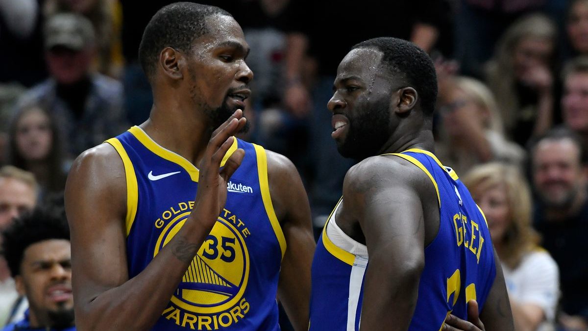 Kevin Durant and Draymond Green