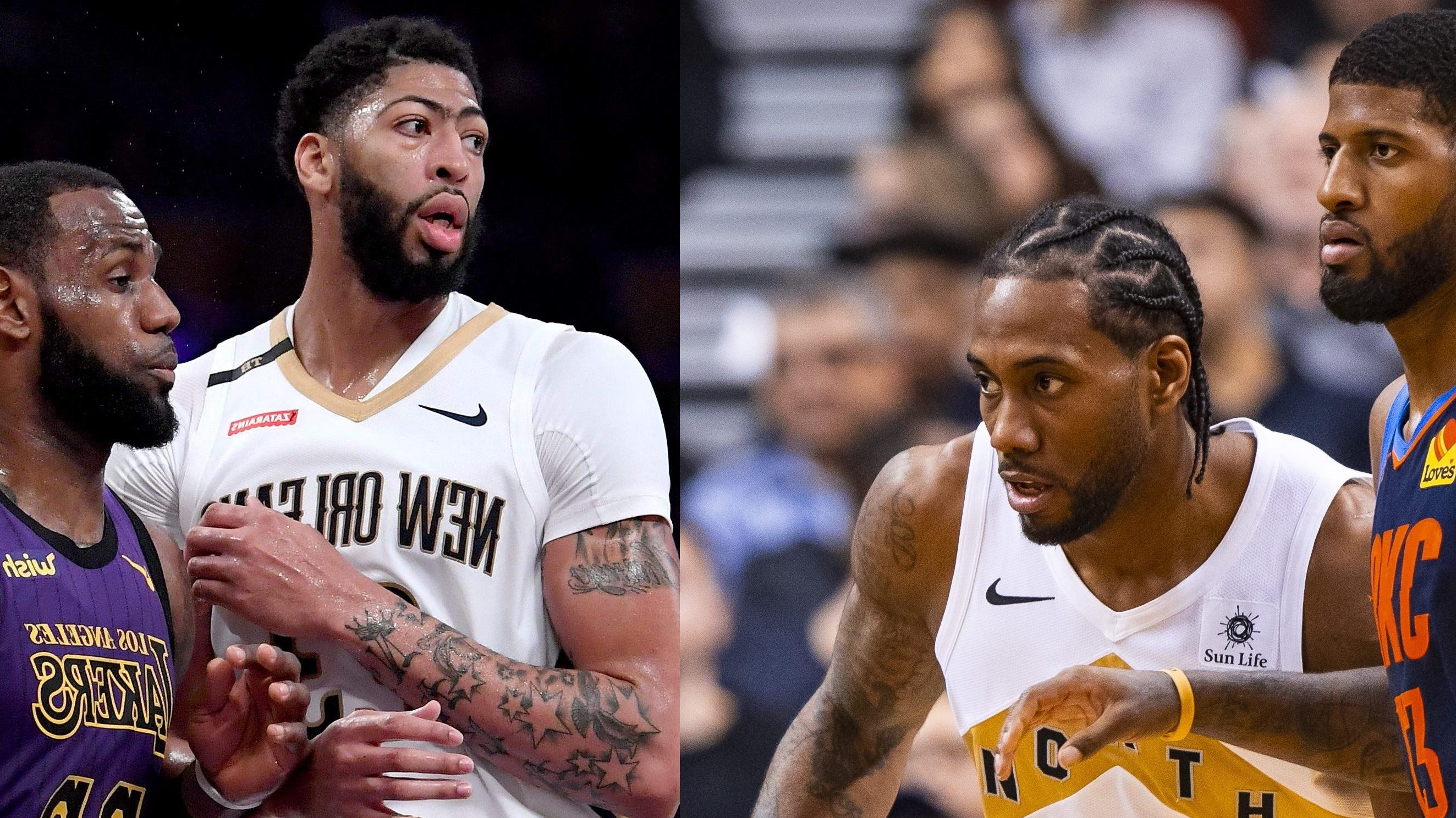 NBA LeBron James Anthony Davis Kawhi Leonard Paul George