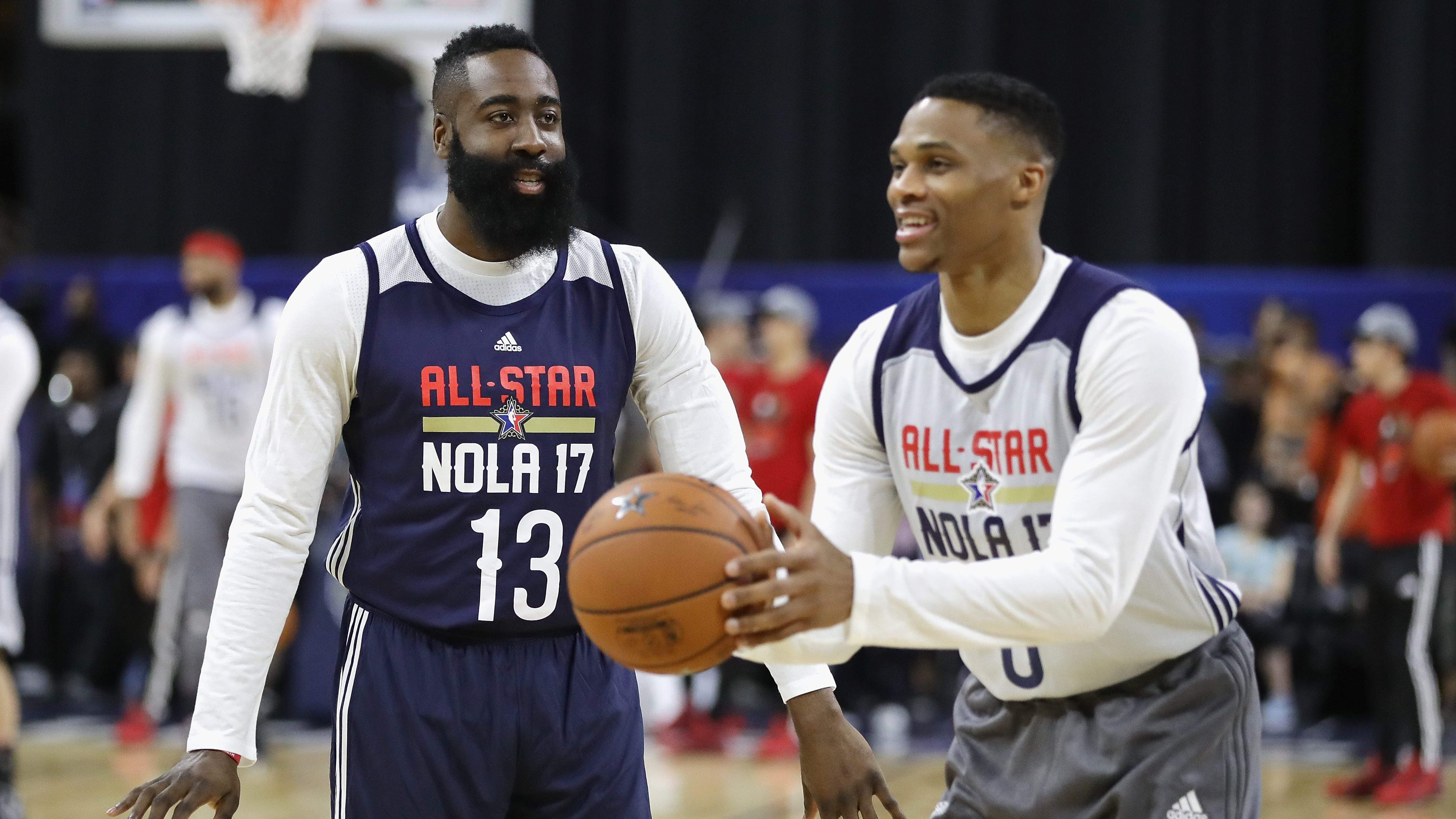 James Harden and Russel Westbrook