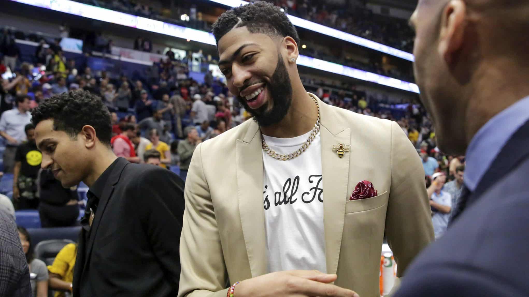 los angeles lakers trade multiple picks for anthony davis