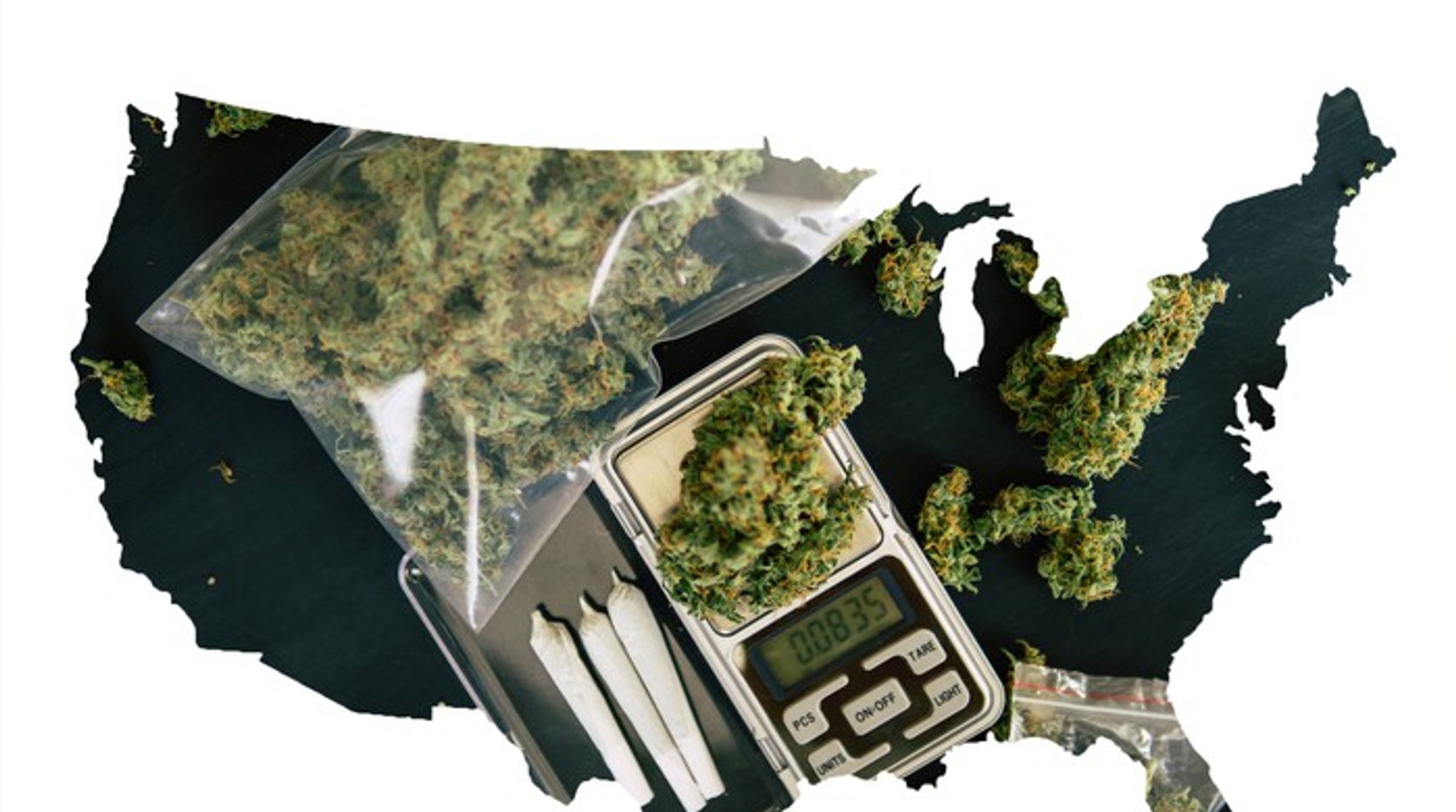 marijuana legalization New York Illinois USA