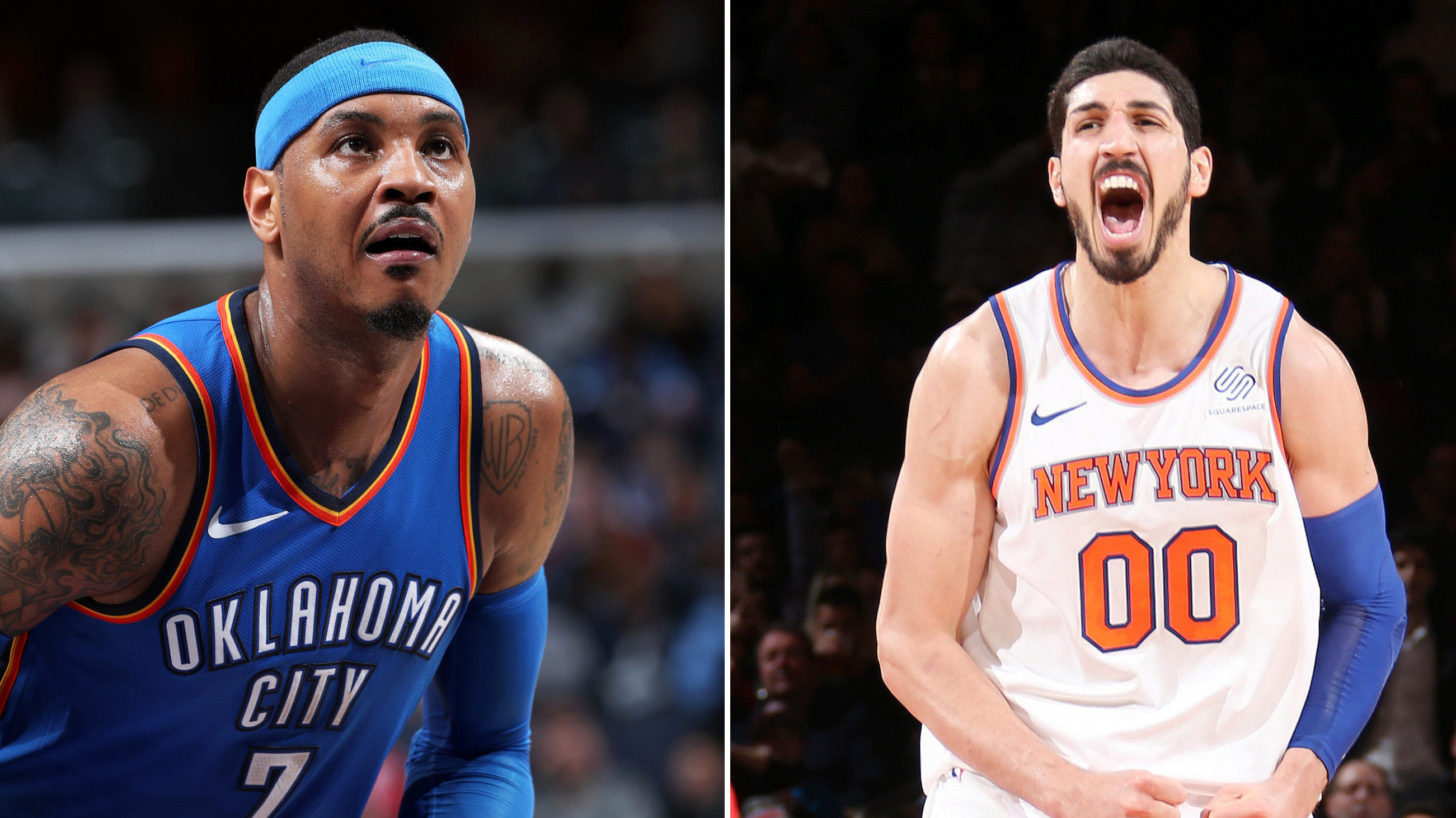 Enes Kanter NBA Carmelo Anthony New York Knicks Trade Deal