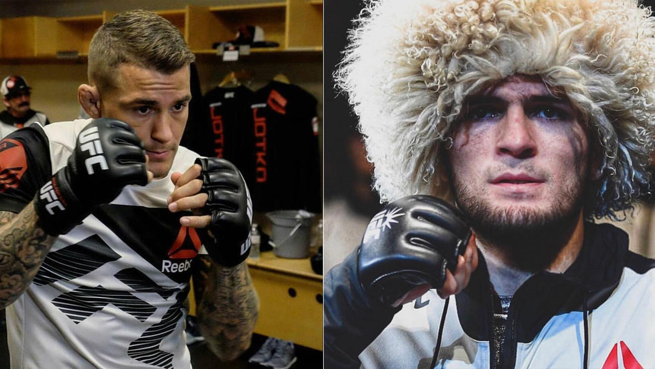 Khabib Nurmagomedov Dustin Poirier UFC 242