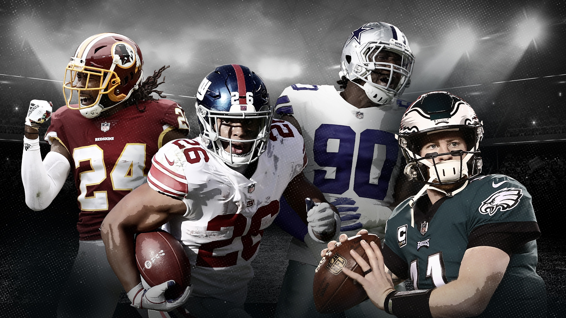 NFL Predictions Win-Loss Ratio Odds East League Eagles Cowboys Redskins Giants