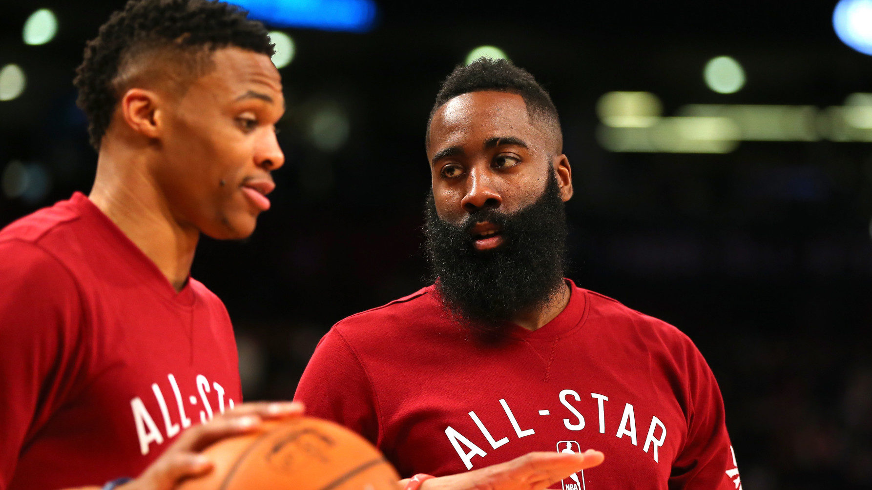 NBA Houston Rockets Russel Westbrook James Harden