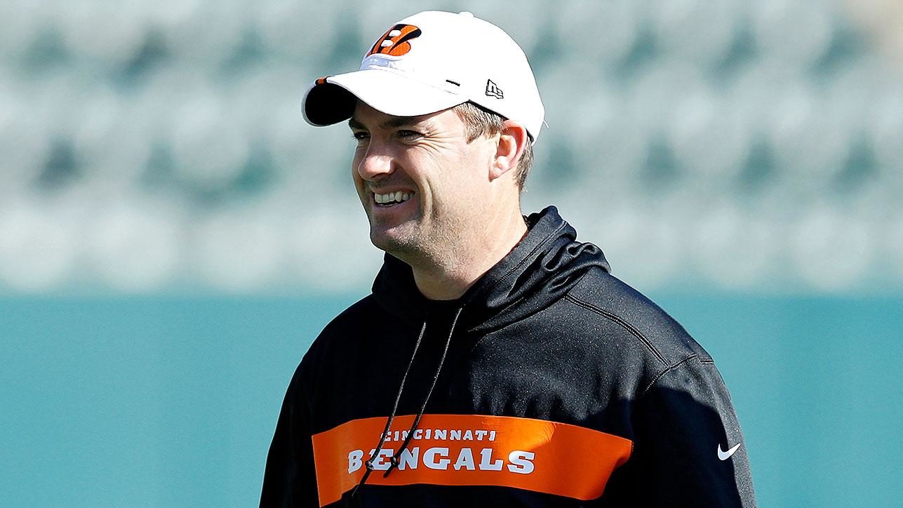 NFL Cincinnati Bengals Coach Zac Taylor Bengals vs Bills Game